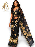 KOLAMISAI - The Heavy Dull Massh Jacquard Border Kalakari Print Saree