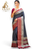 MAYILISAI - The Soft Dola Silk Jacquard Kanjivaram Zari Border Print Saree