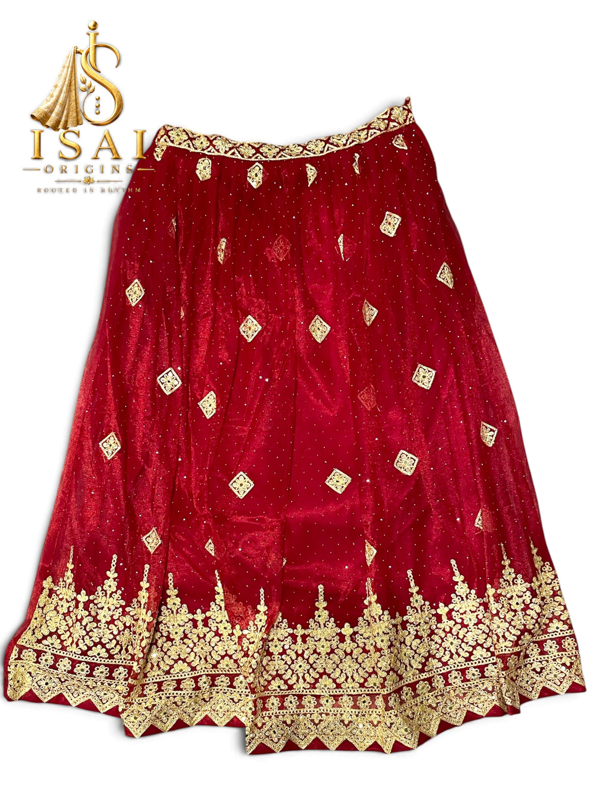 Roja - Ruby & Gold Lehenga Set