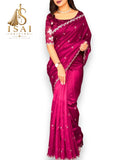 KAVYA - The Tussar Cotton Threadwork Cutwork Saree
