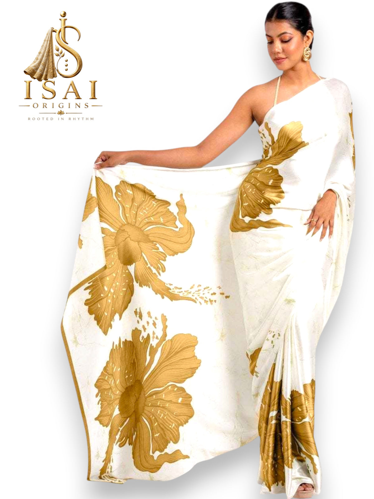 NATHAM - The Original Japan Satin Devsena Digital Print Saree