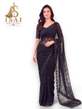 MUTHUVIZHI - The Nc Moss Ton To Ton Beads Sequence Pearl Saree