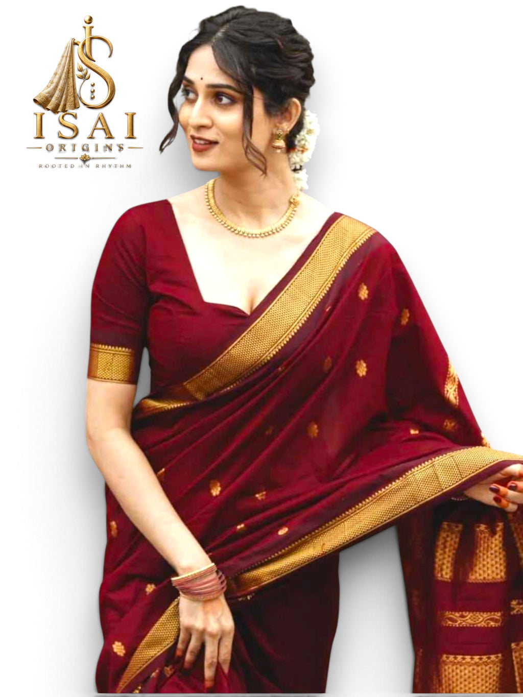 SENBAGAM - The Soft Silk Art Silk Jacquard Border Saree
