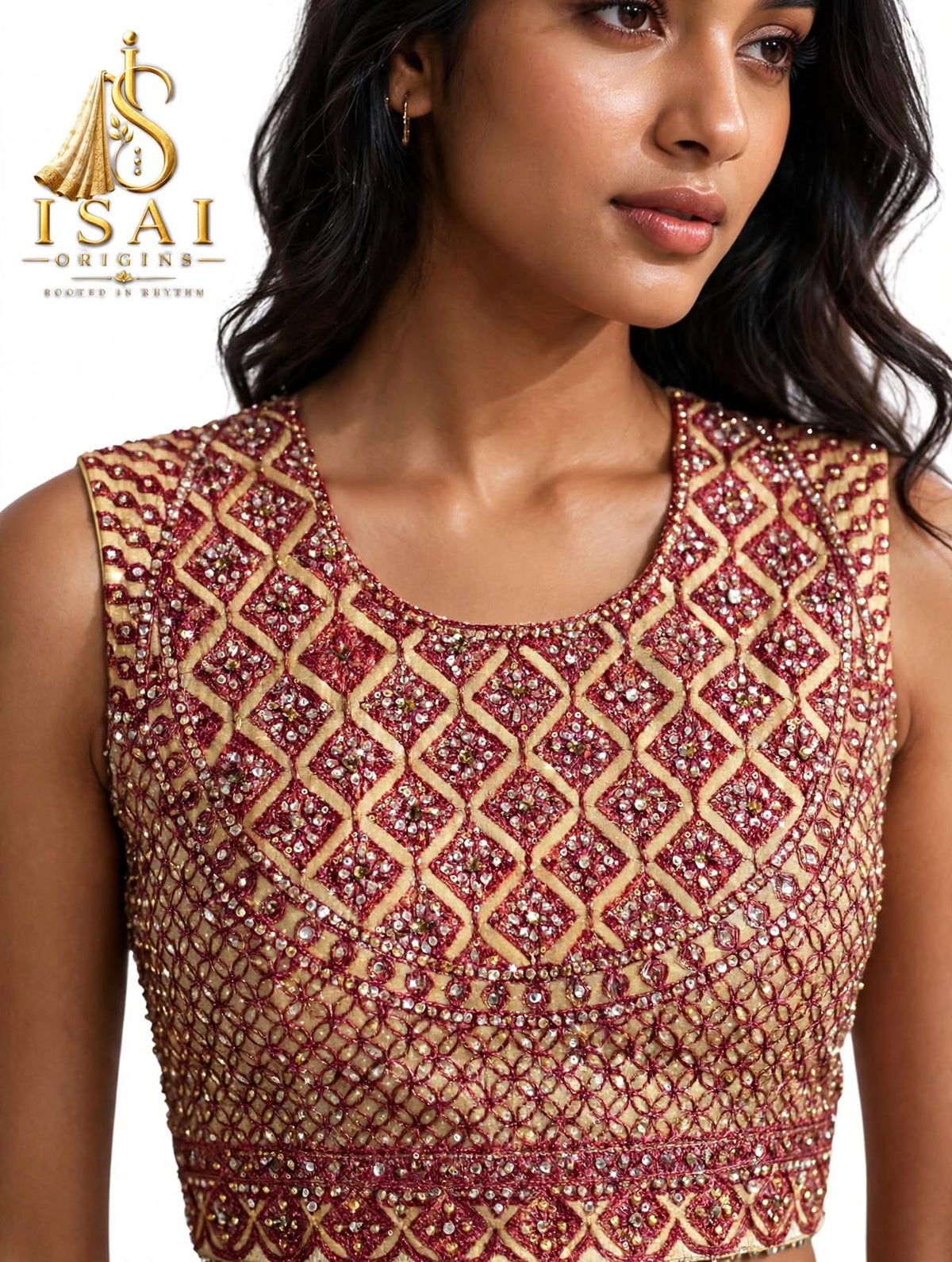 Roja - Ruby & Gold Lehenga Set
