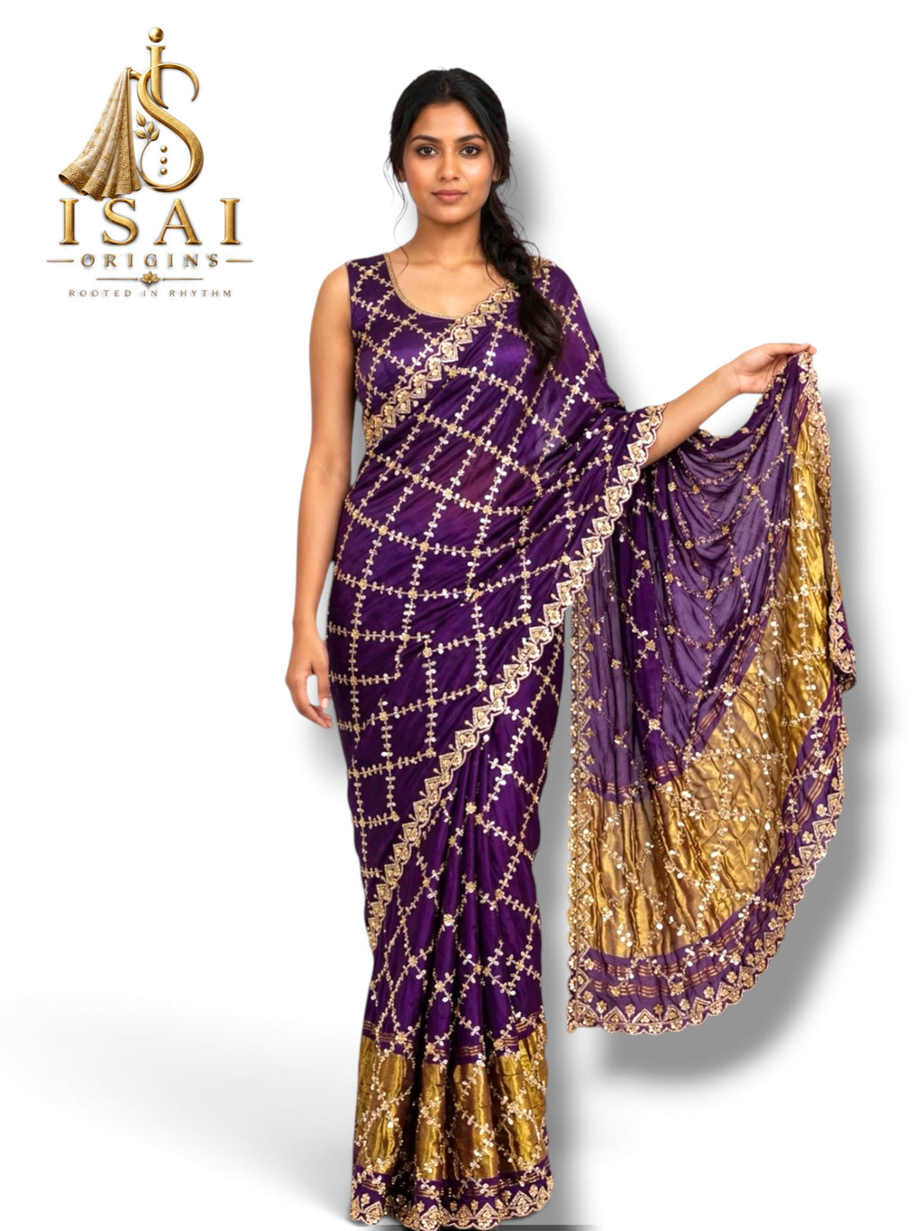CHARUNIKA - The Original Pure Gajji Silk Handloom Bandhej Saree