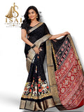 POONKODI - The Benarasi Georgette Floral Print Saree with Weaving Border