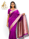 OLI - The Soft Banarasi Raw Silk Golden Zari Saree