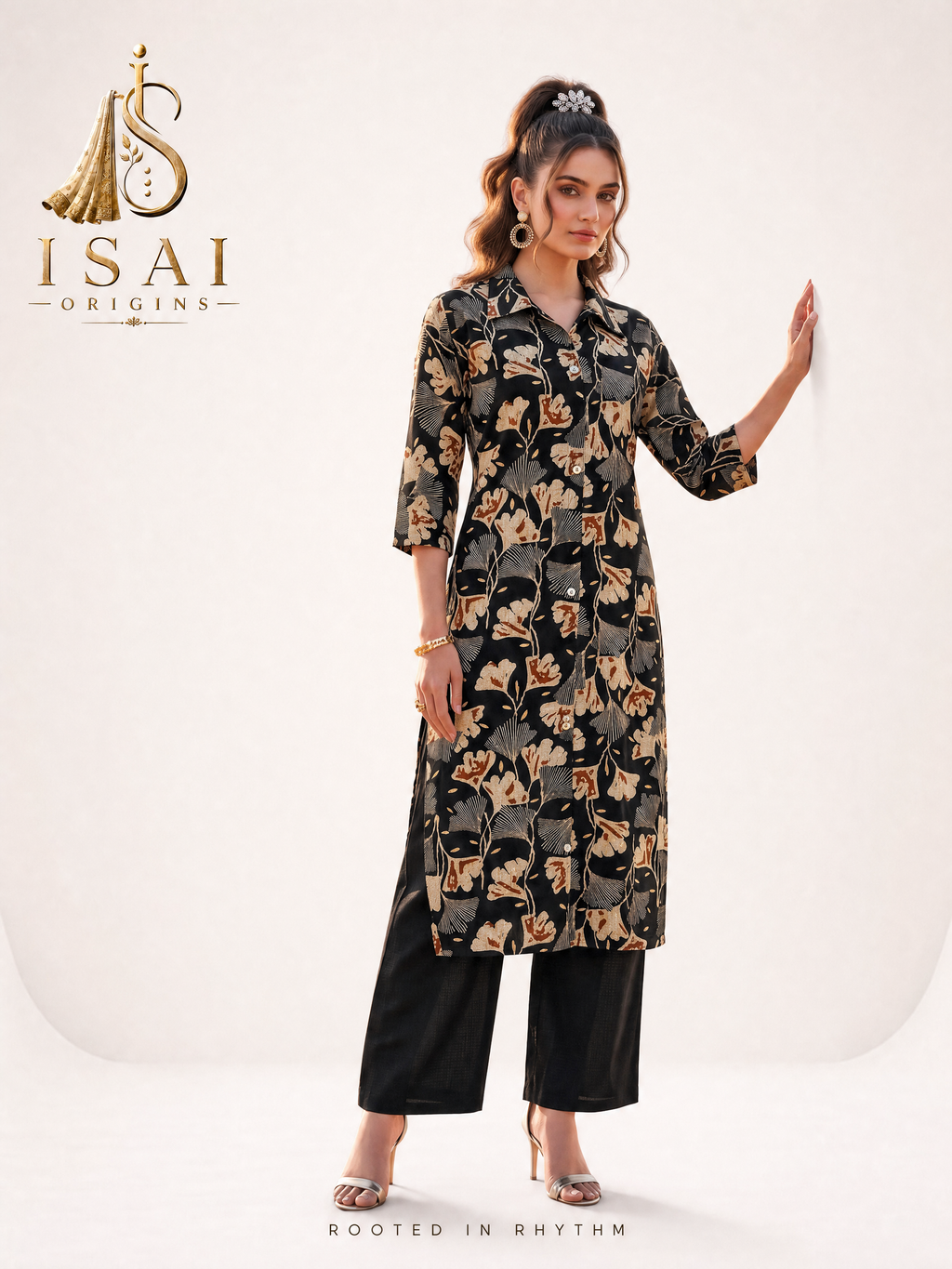 RAAGINI | The Black Heritage Garden Co-ord Set