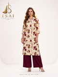 RAAGINI | The Cream Heritage Garden Co-ord Set