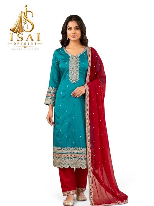 VANI - The Heritage Straight Kurta Set | 4 Colors