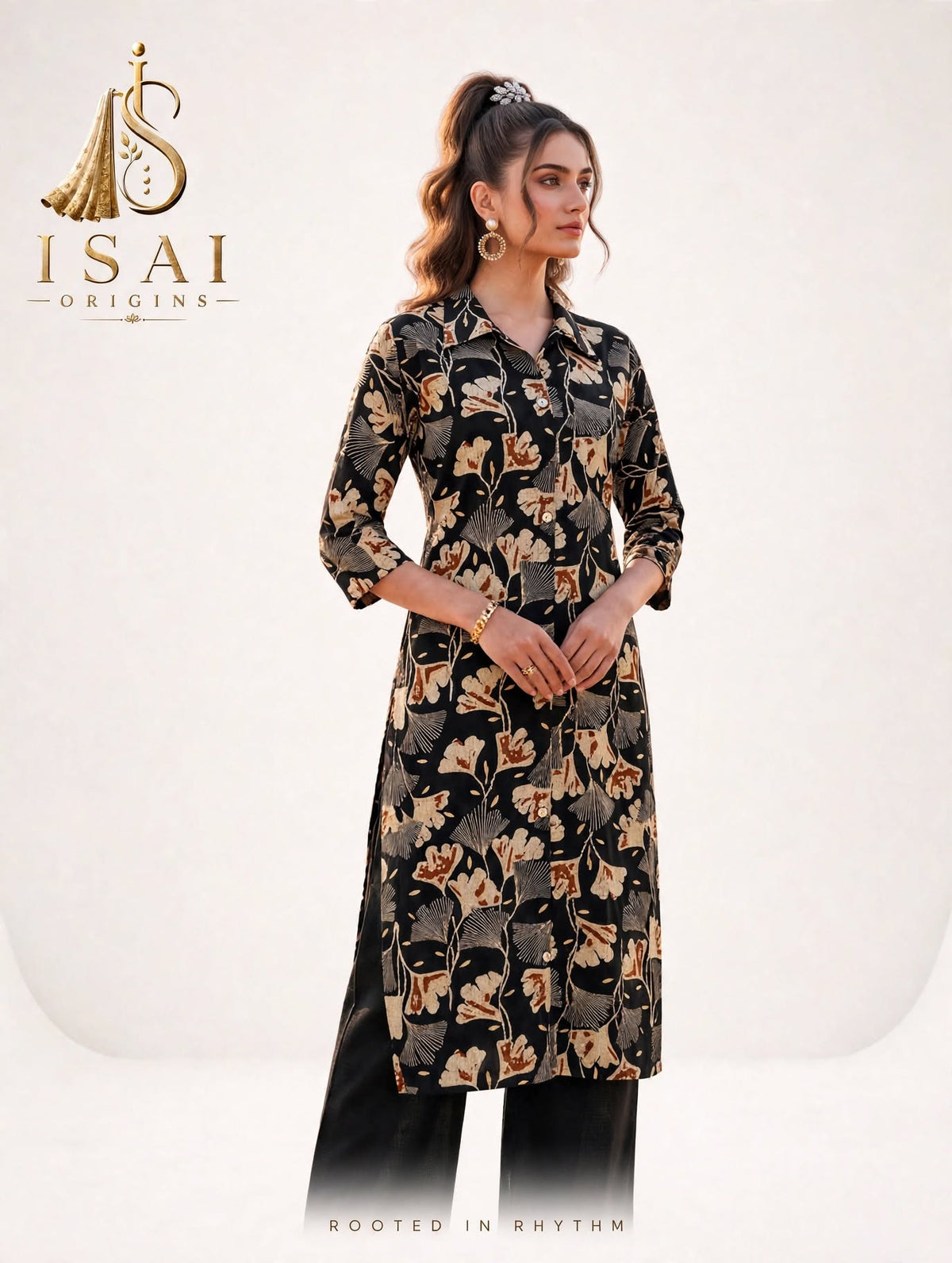 RAAGINI | The Black Heritage Garden Co-ord Set