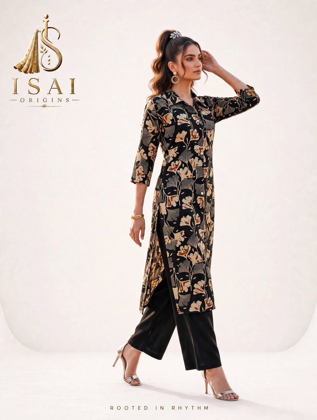 RAAGINI | The Black Heritage Garden Co-ord Set